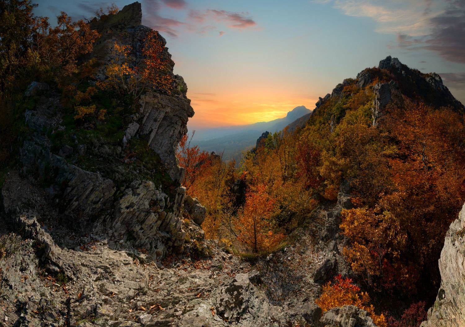 бештау,пейзаж,гора,кмв,осень,скалы,панорама, Елена Брежицкая