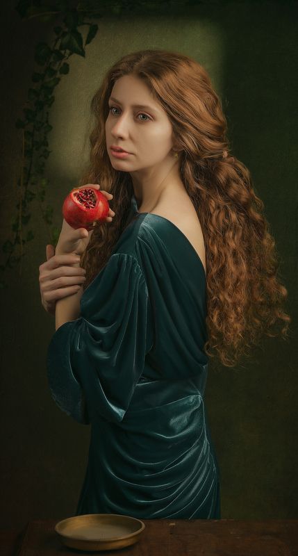 preraphaelite, beauty, fineart, pictural, painterly Proserpine фото превью