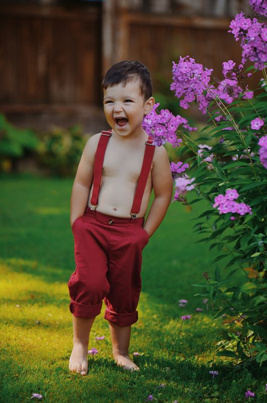 дети, ребенок, лето,цветы, смех, улыбка, nikon, веселье, мальчик, boy, kids  фото превью
