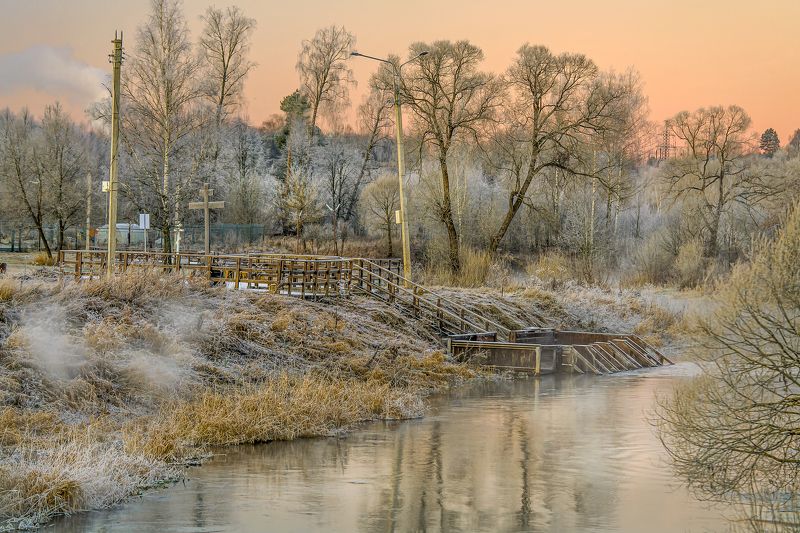Раннее утро сегодняшнего дня...у реки... фото превью