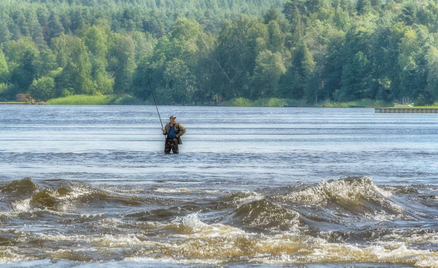 рыбак, река, Вуокса, Сергей Аникин