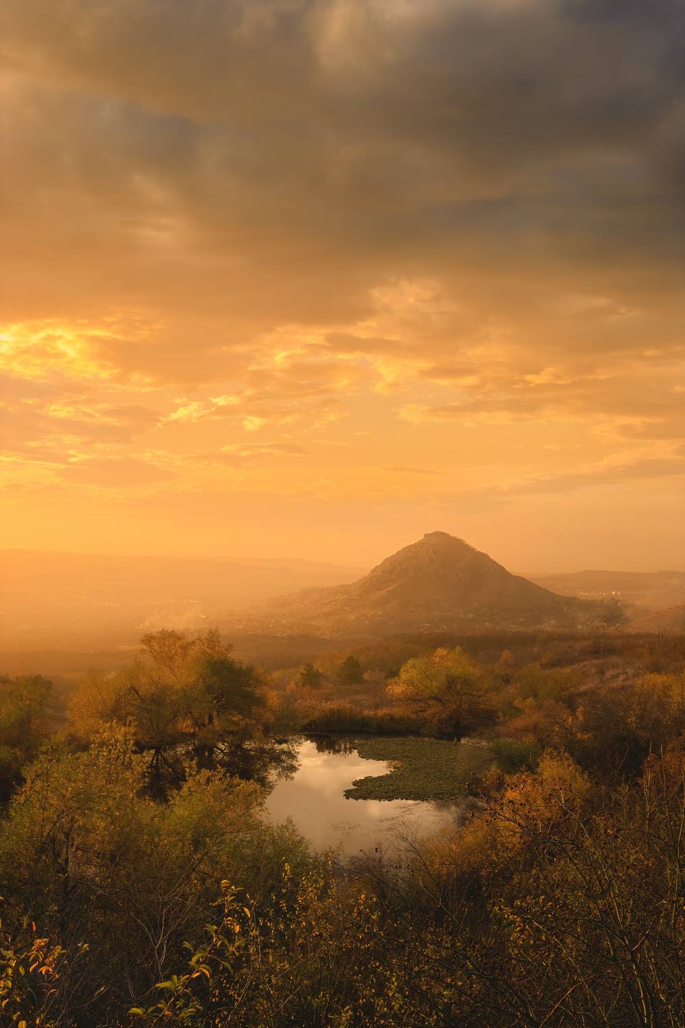 гора, озеро, закат, бештау, шелудивая, монастырское,, Ковалев Максим
