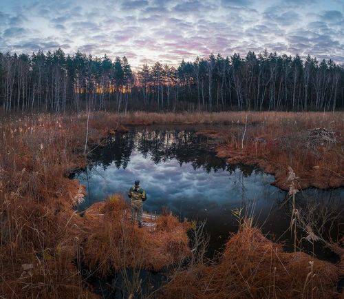 Заболоченное озеро