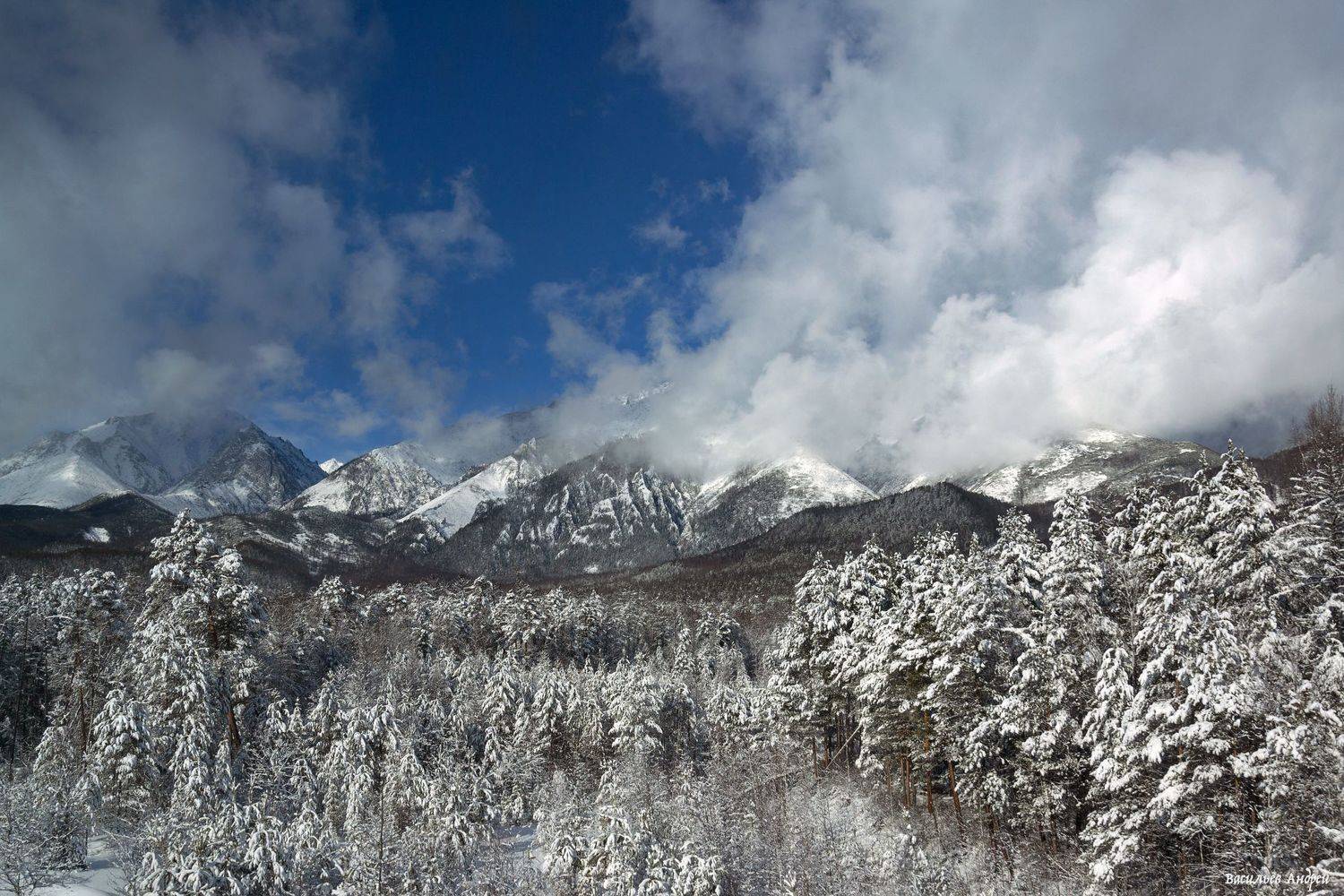 горы, снег, сибирь, бурятия, Vasilyev Andrey