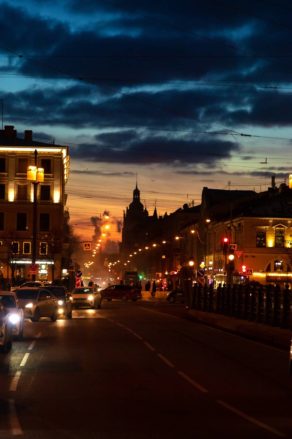 город, вечер, осень, санкт-петербург, Игнатьев Александр