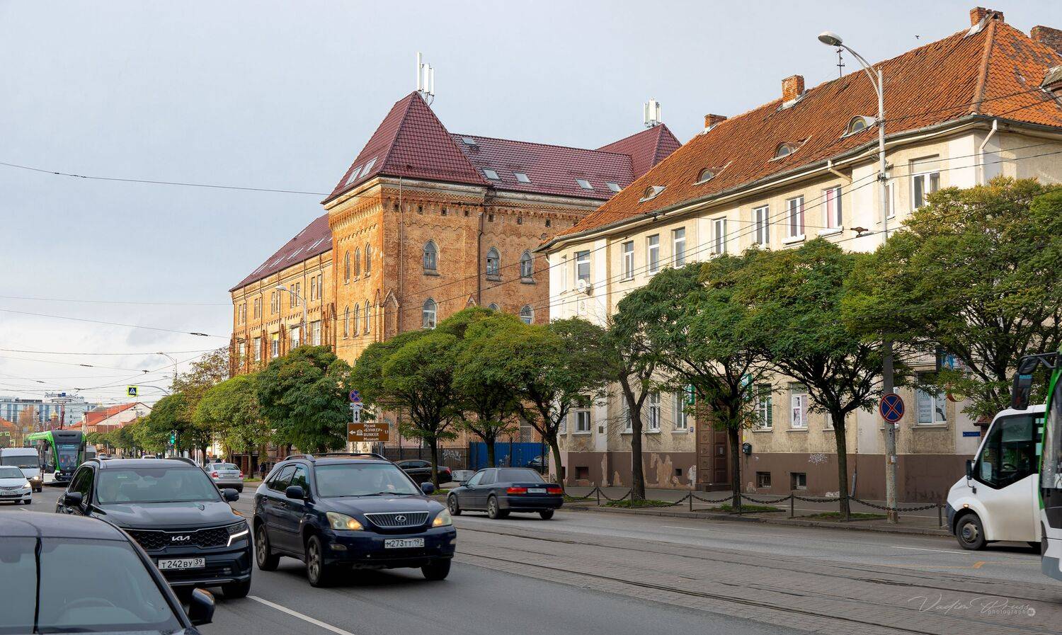 улича, Калининград, Черняховского, Россия, фотография, стрит, дома, Восточная Пруссия, Свирин Вадим, Vadim Svirin