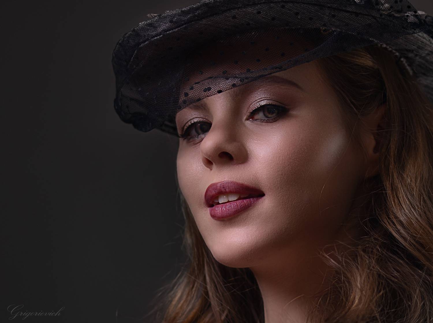 девушка. портрет. красота. глаза. шляпа, Урасов Олег