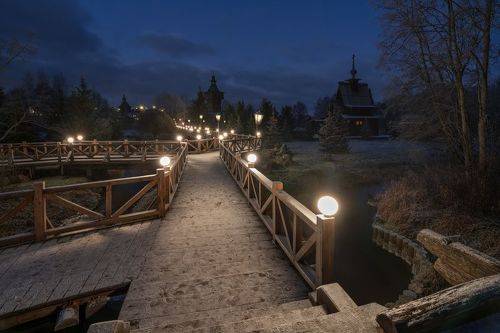 Осенний вечер на Гремячем ключе