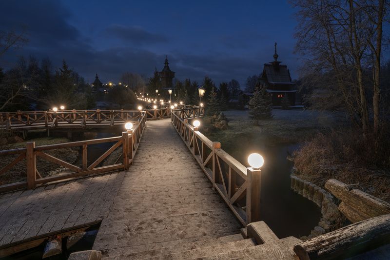 гремячий ключ, вечер, ноябрь Осенний вечер на Гремячем ключе фото превью