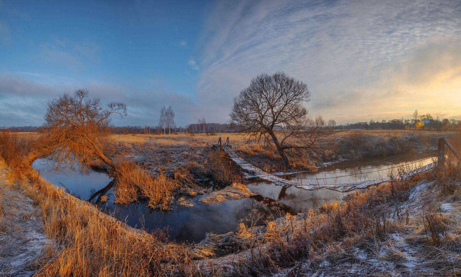 осень, рассвет , река, Александр Свистков