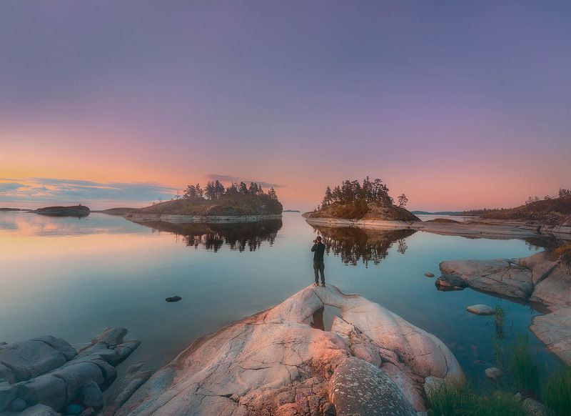 Рассвет на Ладоге фото превью