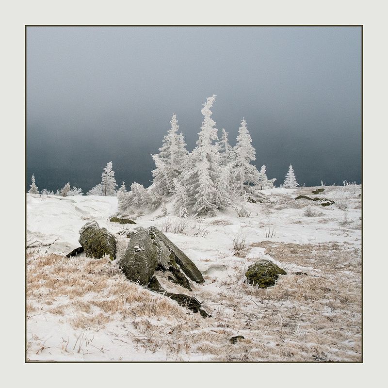 зима, снег, горы, урал, елка, скалы, природа, пейзаж, таганай Зимняя акварель фото превью