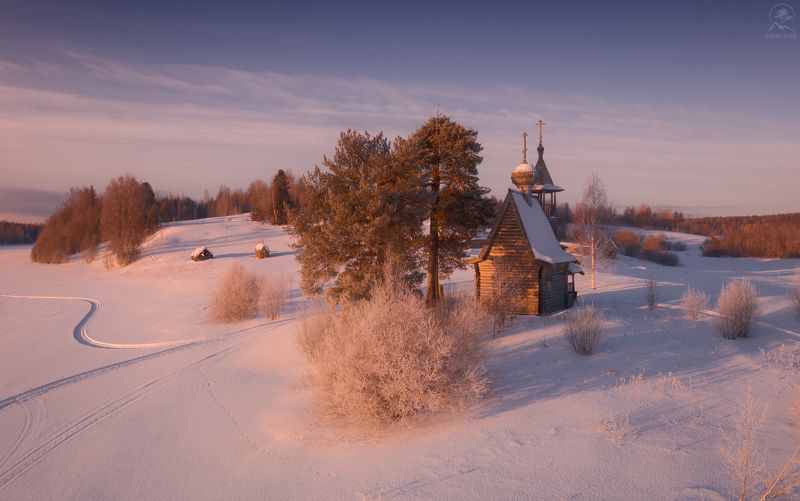 кенозерье, национальный парк, глазово, зима, фототур в кенозерье, русь, деревни Утро в Глазово фото превью