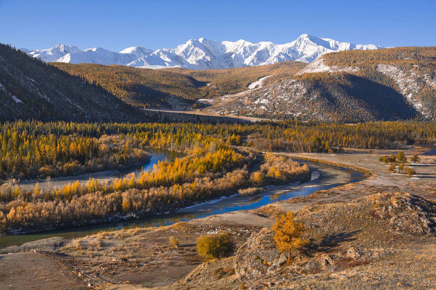 россия, горный алтай, река чуя, осень, Андрей Поляков