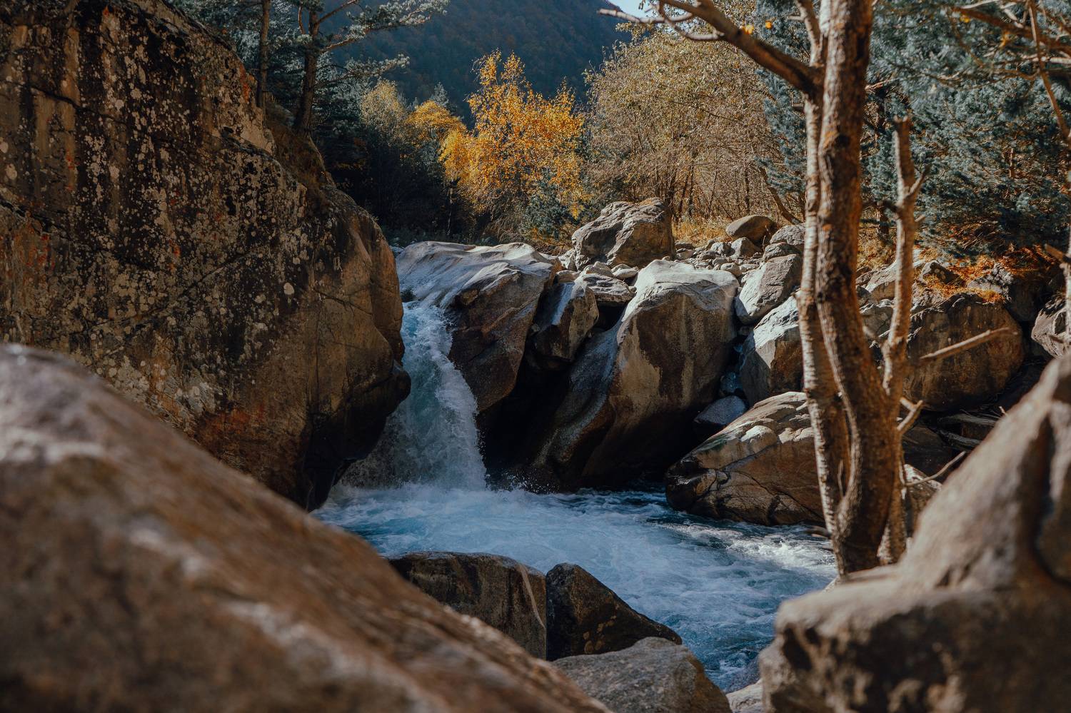 облака, горы, осетия, пейзаж, природа, mountains, ossetia, landscape, forest, nature, river, long exposure, длинная выдержка, Батагов Сармат