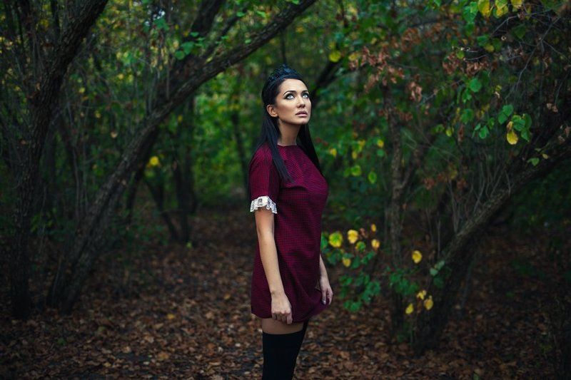 girl forest markavgust maphoto  *** фото превью