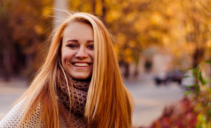 портрет, улыбка, искренне,  Елизавета фото превью