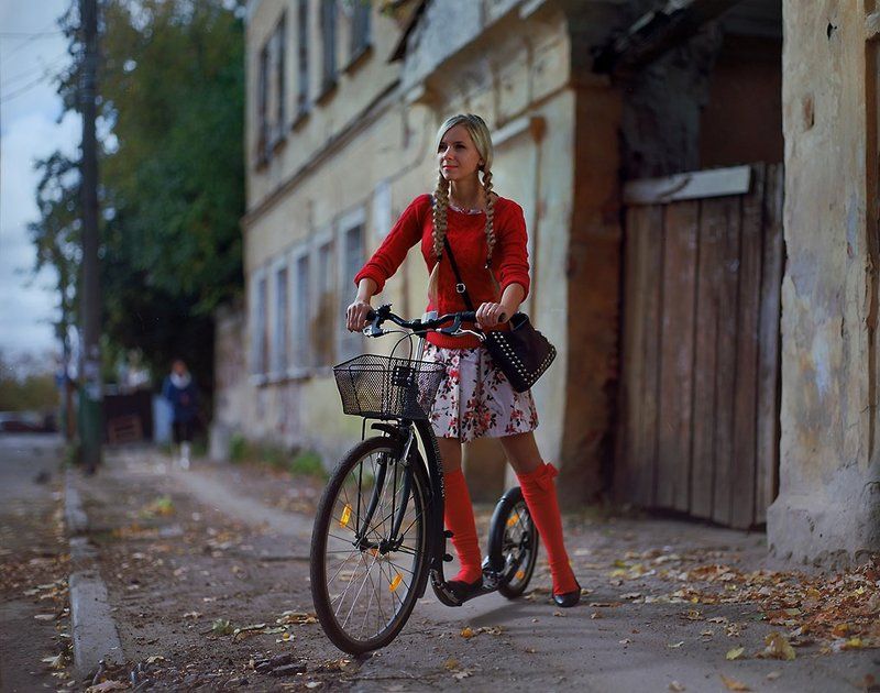 Medium format, Pentax, Золотая осень, Портрет девушки, Романтическая фотосессия, Фотосессия на улице Осенним днём... фото превью