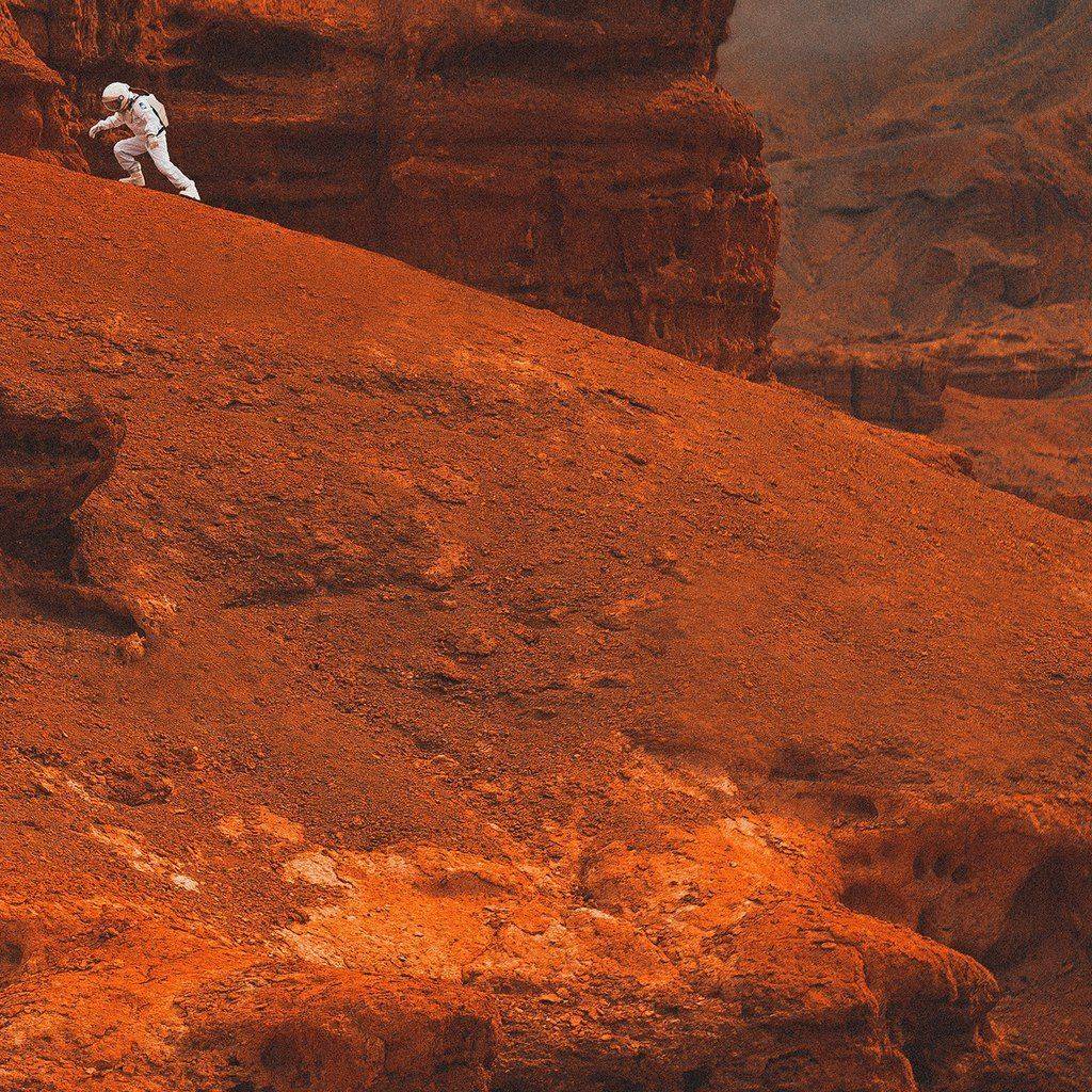 фантастика, космос, марс, планета, космонавт, астронавт, скафандр, Зуфар Валиев