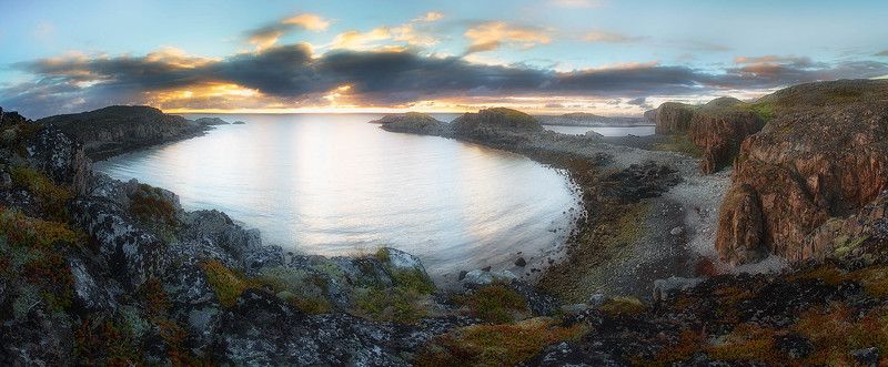 Баренцево море, Пейзаж Кольский полуостров, Природа Дальше - только океан фото превью