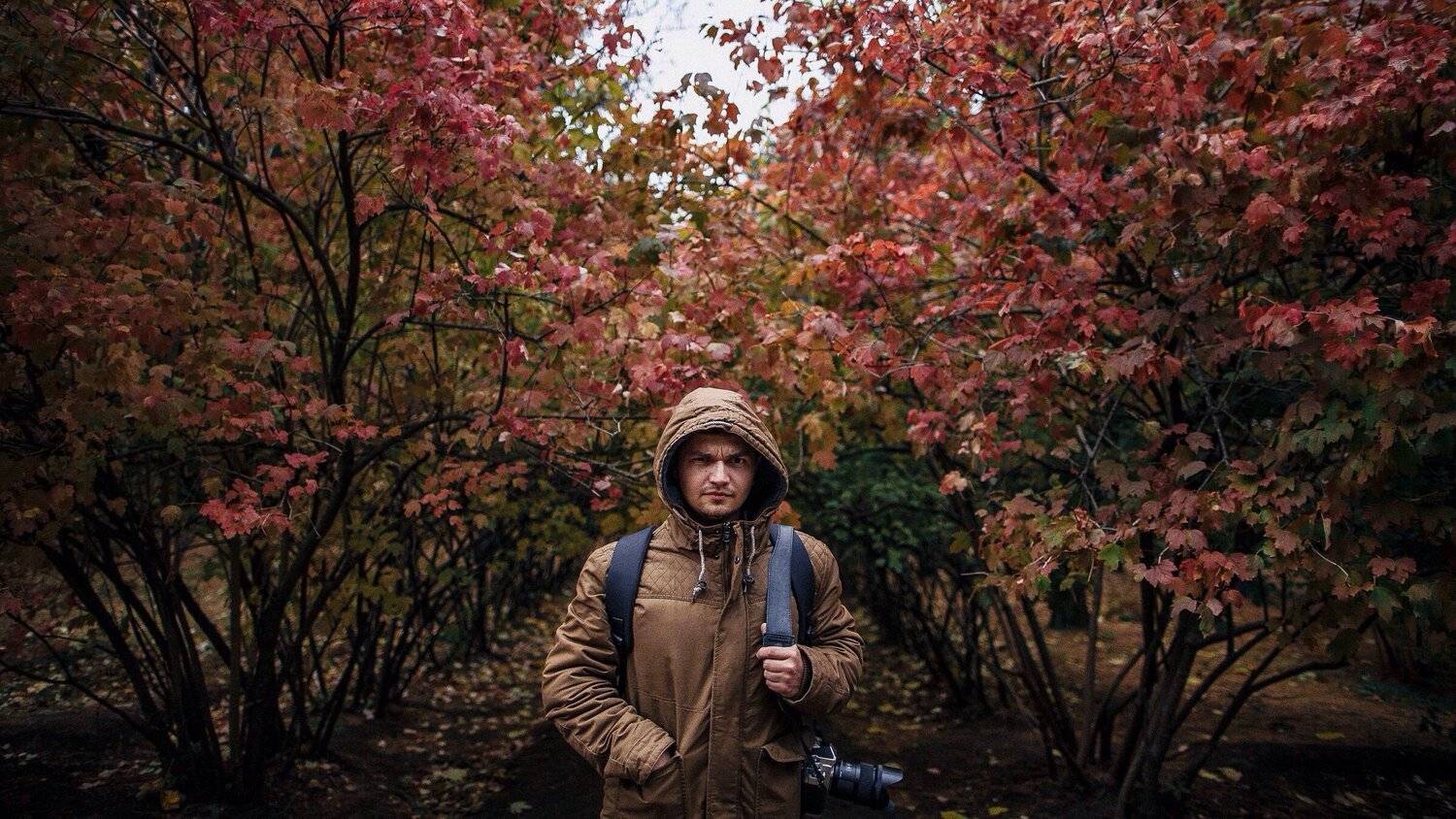 Портрет; фотограф; осень, Василий Андреев