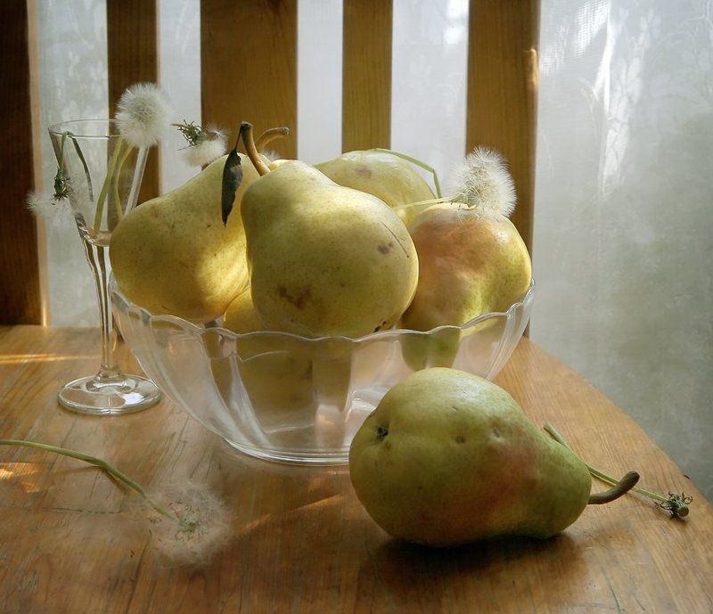 Одуванчики с грушами фото превью