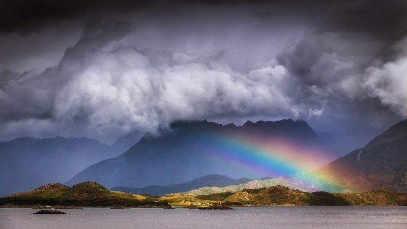 Северная радуга фото превью