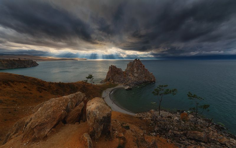 Над Байкалом тучи ходят хмуро фото превью