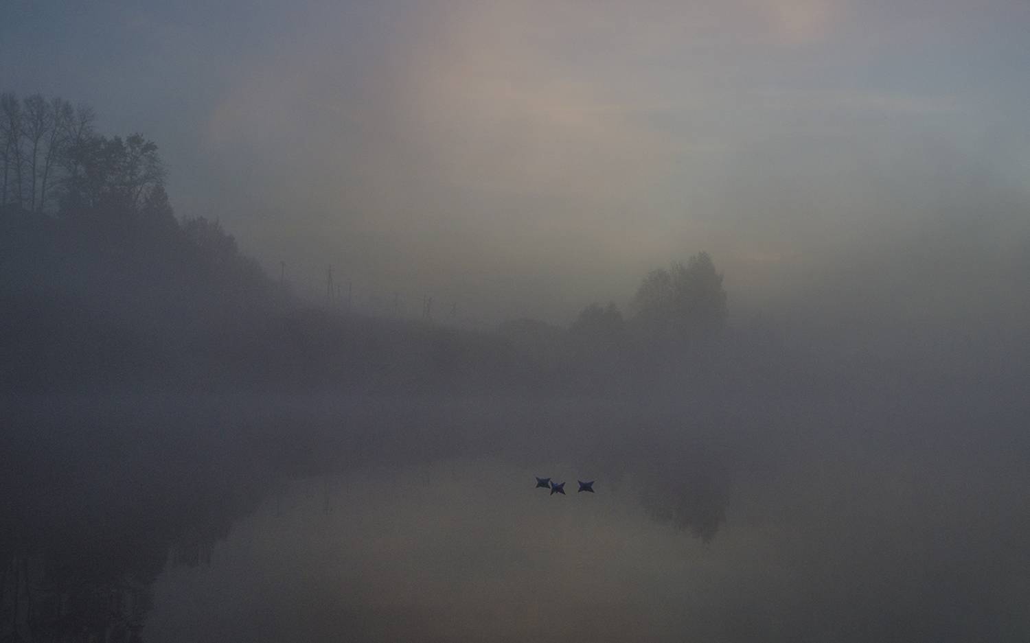 утро, архангельское, караван, Михаил Агеев