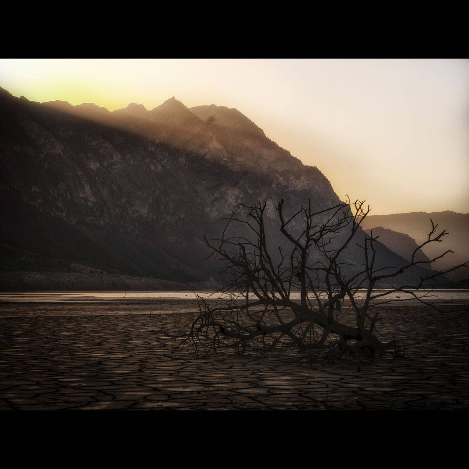 грязь, водохранилище, пустыня, горы, весна, кавказ, россия, дагестан, восход, природа, пейзаж, дронофото, Ivan A. Godovikov