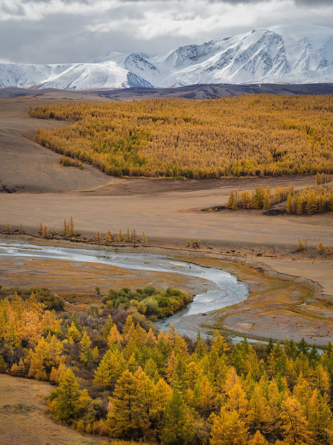 тыва, tuva, сентябрь, золотая осень, горы, Леонтьев Константин