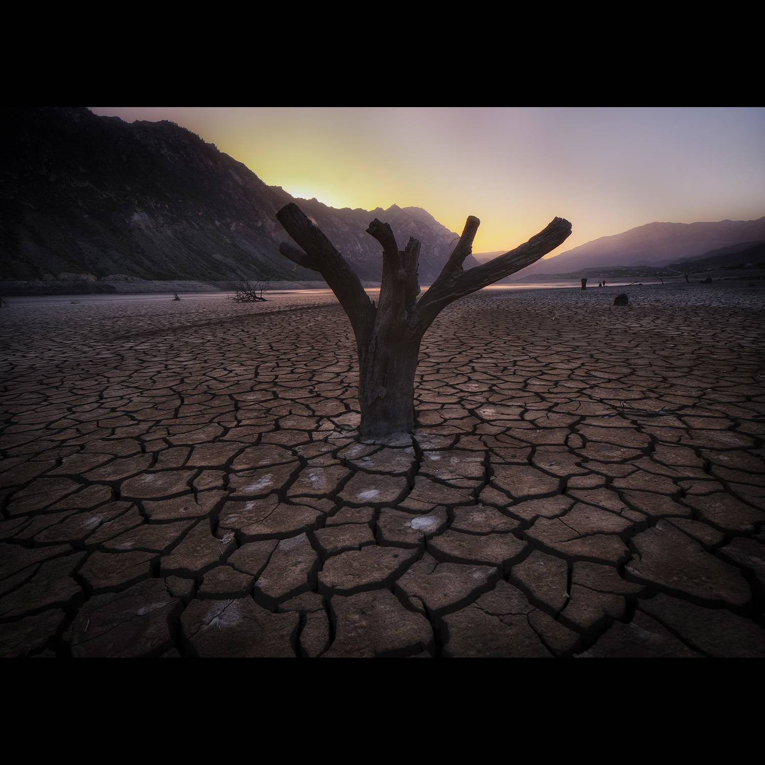 грязь, водохранилище, пустыня, горы, весна, кавказ, россия, дагестан, восход, природа, пейзаж, дронофото, Ivan A. Godovikov