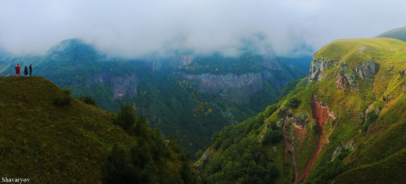 шаварёв, арт, природа, пейзаж, Mountain landscape фото превью