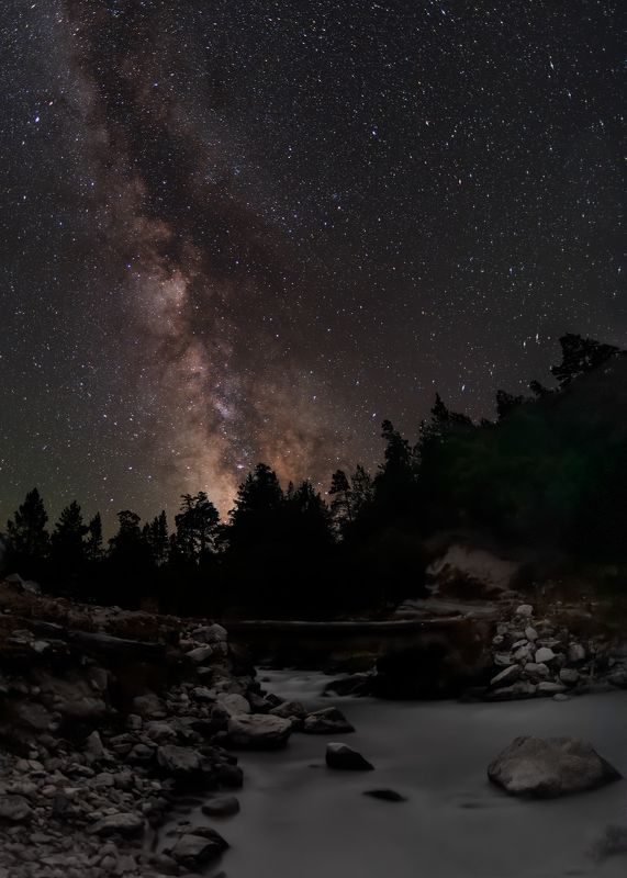 астрофото, астрофотография, ночь, астрономия, астропейзаж, кавказ, млечный путь, звезды, ночное небо, night, nightphotography, stars, milkyway, longexposure Маруха фото превью