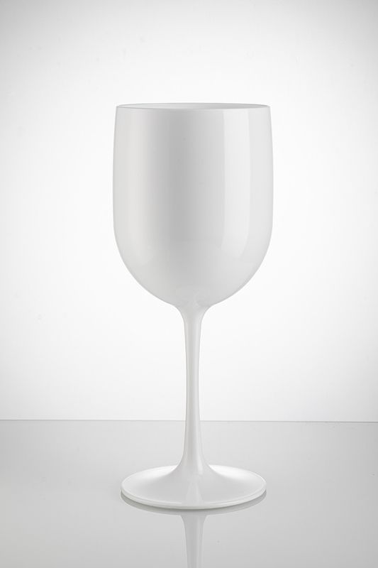 бокал белый White glass фото превью