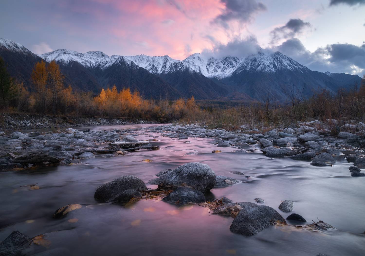 алтай, горный алтай, горы, осень в горах, золотая осень, кош-агачский район, катунский хребет, природа алтая, республика алтай, сибирь, горный поток, Рубан Алена