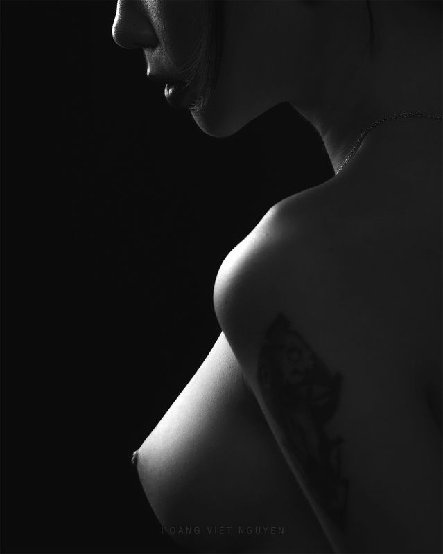 fine nude, nude, glamour, asian, vietnam, vietnamese, body, black and white, bw, bnw, monochrome, light, beauty, studio * * * фото превью
