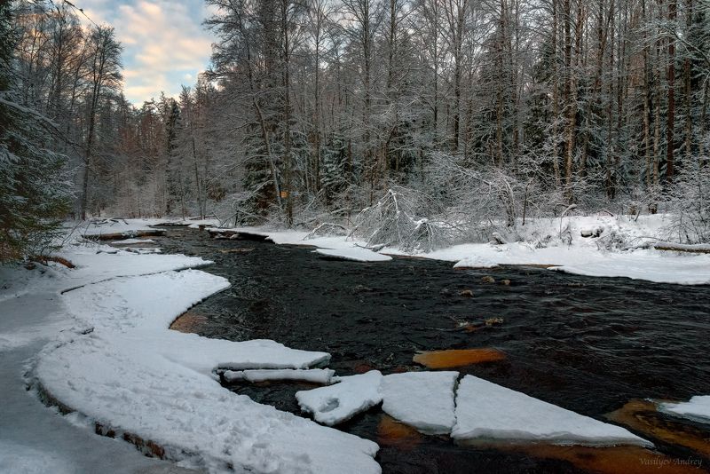природа, ленинградская область, линдуловская роща, река рощинка *** фото превью
