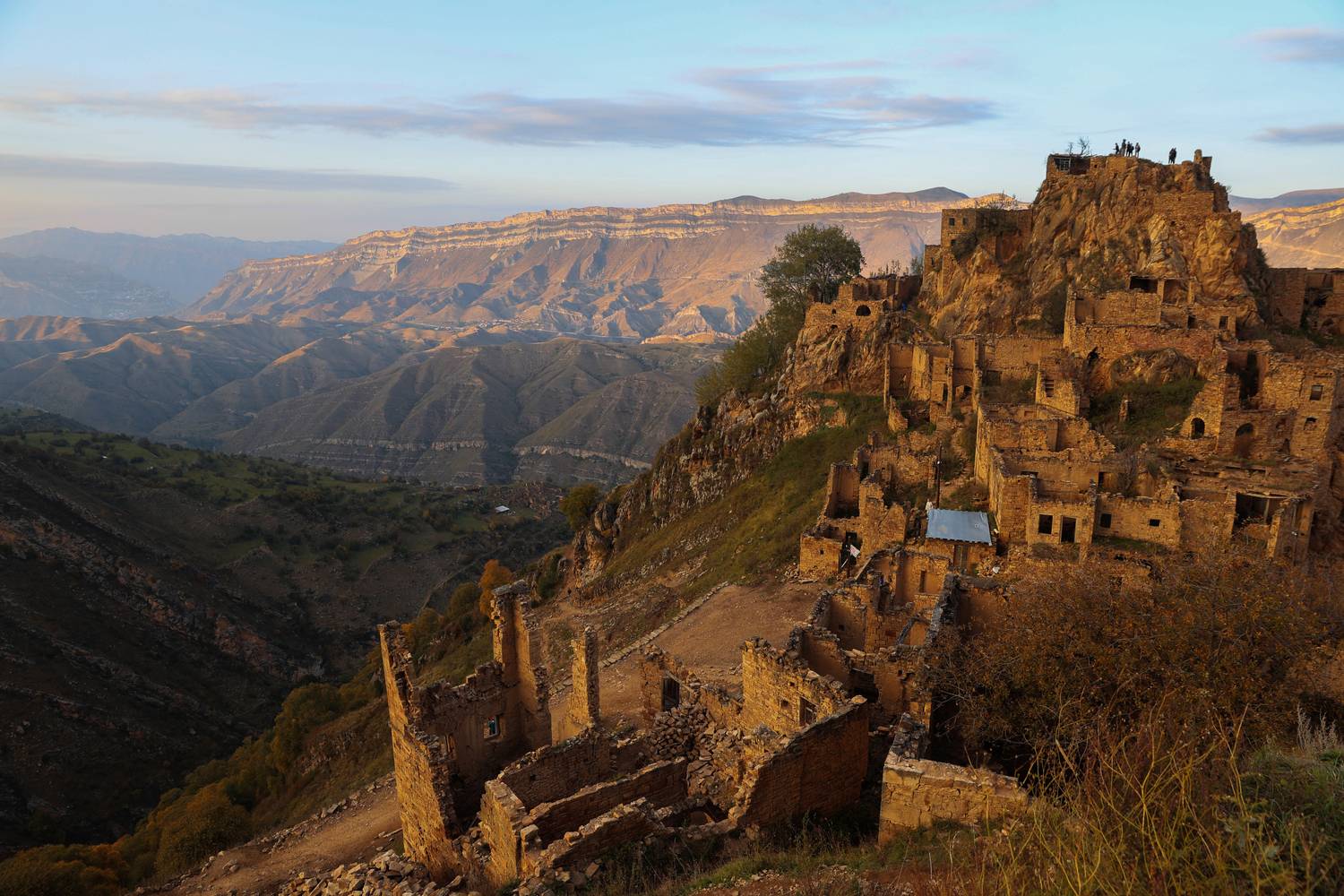 аул,гамсутль,развалины,горы,осень,дагестан,, Magov Marat
