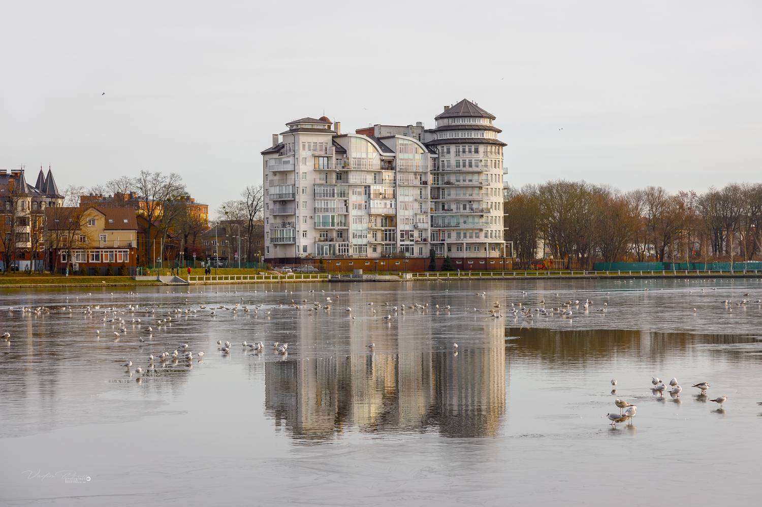 калининград, россия, озеро, фотография, архитектура, пейзаж, город, свирин вадим, вода, весна, Vadim Svirin