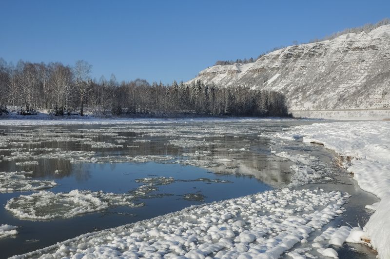 Ноябрьская оттепель на реке фото превью