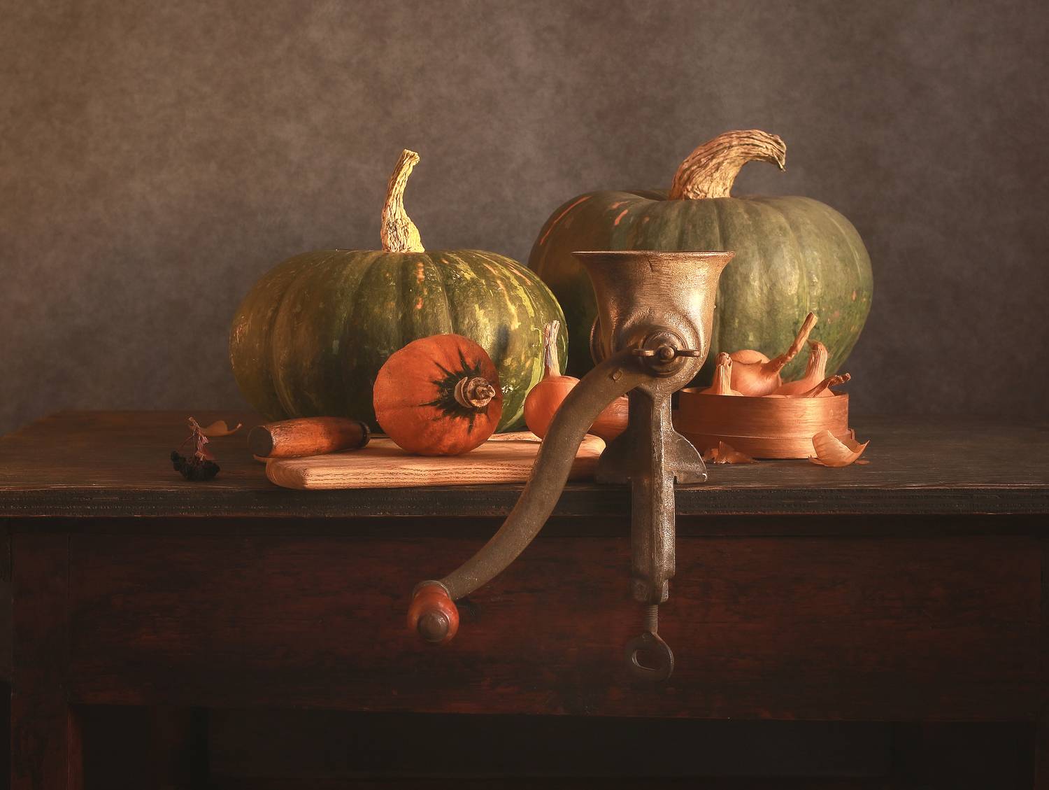натюрморт, фотонатюрморт, still life, stillifefoto, художественное фото, фотохудожник, наталья  казанцева, овощи, тыква, лук, ретронатюрморт,, Наталья Казанцева