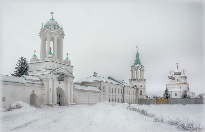 ростов великий, зима, снег, храмы, монастырь *** фото превью