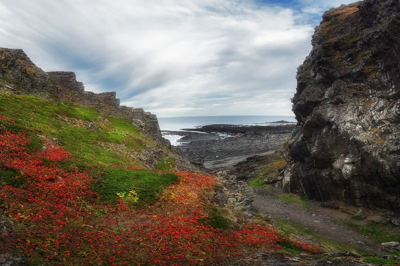 осень, кольский, рыбачий, кекурский, немецкий, мурманск, россия Край земли фото превью