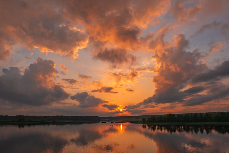 Свирь. Вечер. фото превью