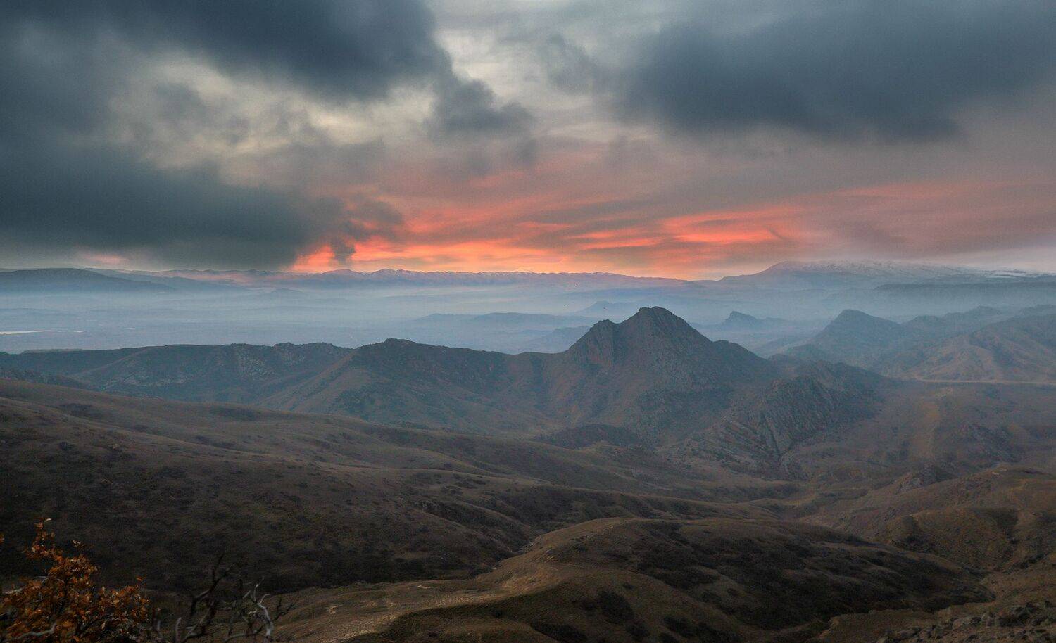 пейзаж,закат,горы,дагестан,, Magov Marat