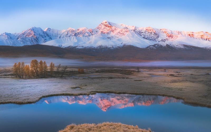 Горный Алтай. Вид на Северо-Чуйский хребет фото превью