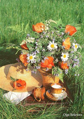 Букет с маками