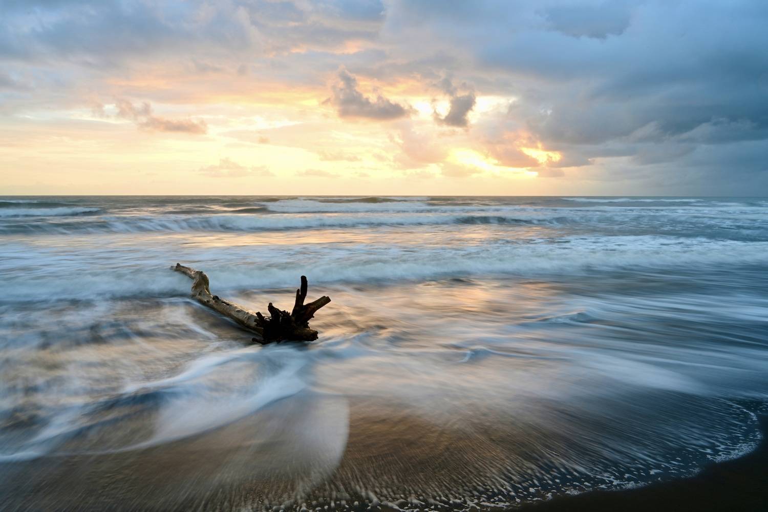 Landscapes, nature, Caribbean coast, sea, sunrise, reflection, colors, sky, , Svetlana Povarova Ree