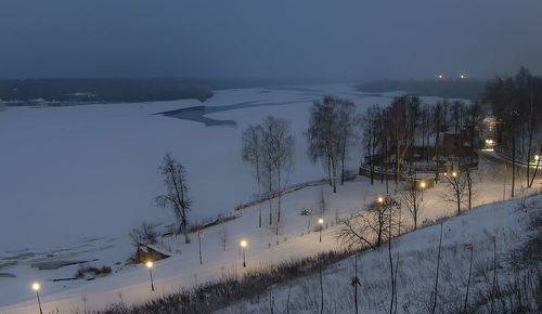 Зимнее утро на Вятке